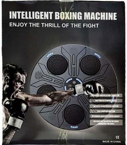 Music Boxing Machine – Electronic Smart Focus & Agility Training | Digital Boxing Target | Wall-Mounted Boxing Pad
