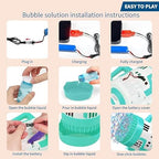 108 Holes Bubble Machine Gun | High-Output Bubble Maker for Ultimate Summer Fun