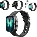 D8 2-in-1 Smart Watch with Wireless Bluetooth Headset | Calling & Health Monitoring Smartwatch for Men & Women