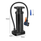 Portable Mini Foot Pump | High-Pressure Aluminum Alloy Air Inflator with Foot Pedal