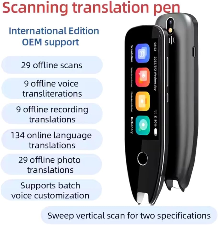 Advanced Voice Translator – Real-Time Multilingual Communication Device for Travel, Business, and Learning
