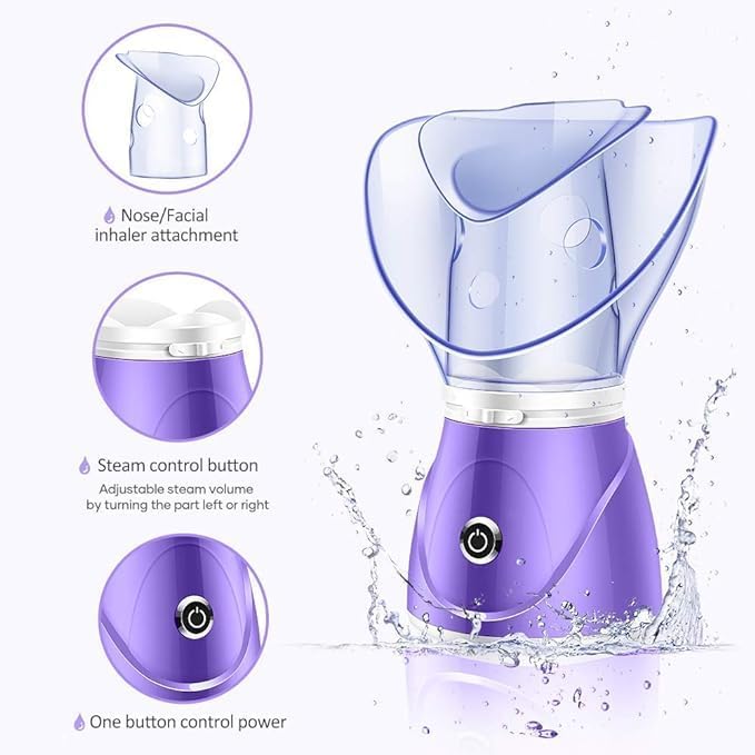 Professional Facial Steamer | Portable Spa Experience for Deep Cleansing and Hydration