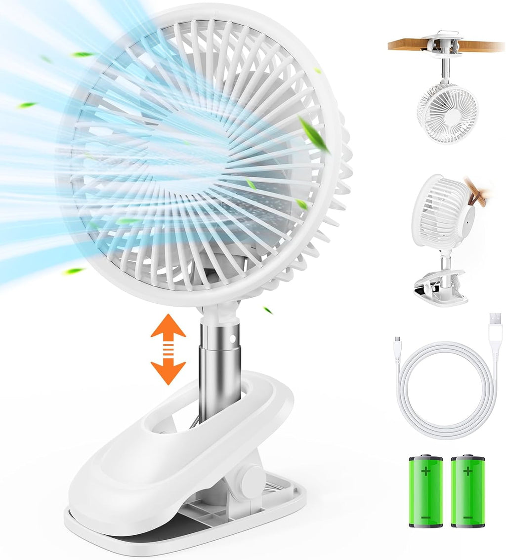 Handheld Rechargeable USB Portable Fan – Wearable Neck Air Cooler with Foldable Design for Travel and Outdoor Use