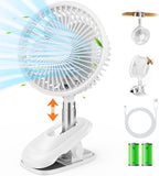 Handheld Rechargeable USB Portable Fan – Wearable Neck Air Cooler with Foldable Design for Travel and Outdoor Use
