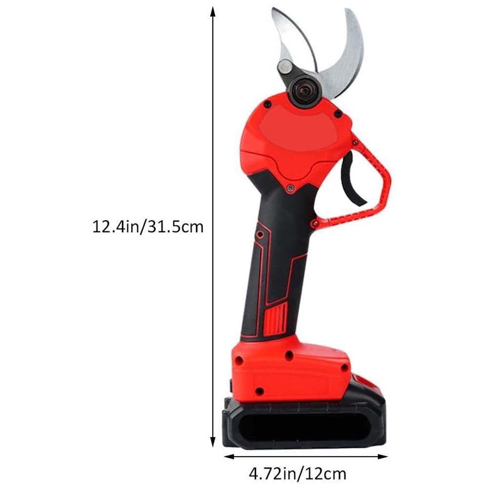 Cordless Electric Pruning Shears | Garden Tree Branch Pruner with 30mm Cutting Diameter | Ergonomic ABS Handle & Lightweight Design