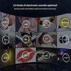V8S Live Streaming Sound Adapter – High-Quality Audio Interface for Phones and Lap Microphones