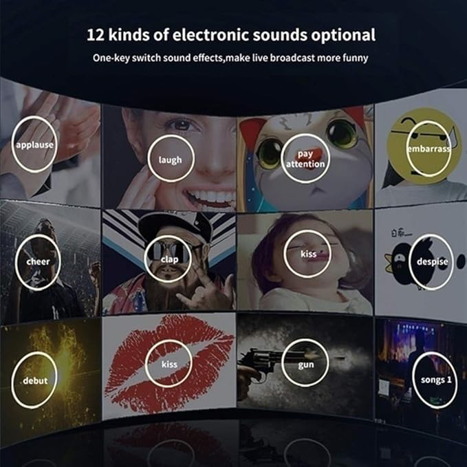V8S Live Streaming Sound Adapter – High-Quality Audio Interface for Phones and Lap Microphones