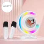 Kids Wireless Karaoke Microphone Set | Voice Changer & LED Lights for Singing Fun