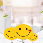 Wall Hanging Hook Set | 9-Piece Emoji Face Adhesive Hooks with Strong Poster Adhesive