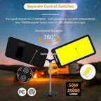 CONPEX LED Work Light | 20,000LM Dual-Head Adjustable Magnetic Light for Workshop & Camping