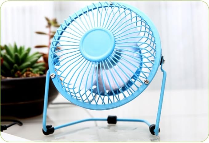 Portable Fan – Metal Framework Mini Air Cooler for Students & Dorm Rooms