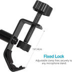 Professional Recording Microphone Stand | Adjustable Scissor Arm for Dynamic & Condenser Mics