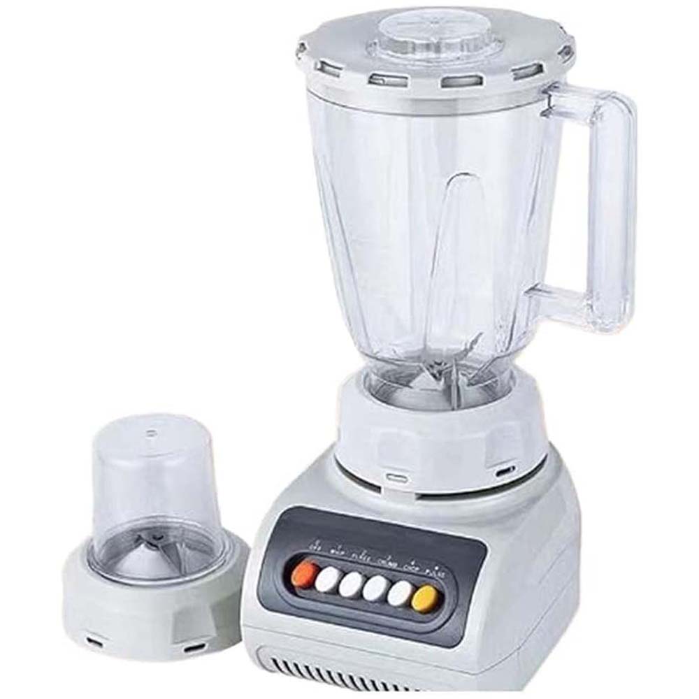 Electric Food Processor – Compact Blender Mixer with Stainless Steel Blades for Smoothies, Juices, Soups, and Sauces, Easy Cleanup and Multiple Speeds