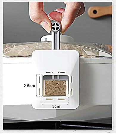 Wall-Mounted 6-Grid Dry Food Dispenser | Cereal, Rice, Snack & Grain Storage | Transparent, Food-Grade Container with Portion Control