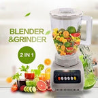 Electric Food Processor – Compact Blender Mixer with Stainless Steel Blades for Smoothies, Juices, Soups, and Sauces, Easy Cleanup and Multiple Speeds