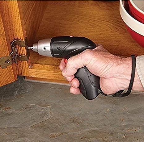 Rechargeable Electric Screwdriver | Cordless Screwdriver with Dual LED Light | 3.6V 1300mAh Li-ion Compact Tool