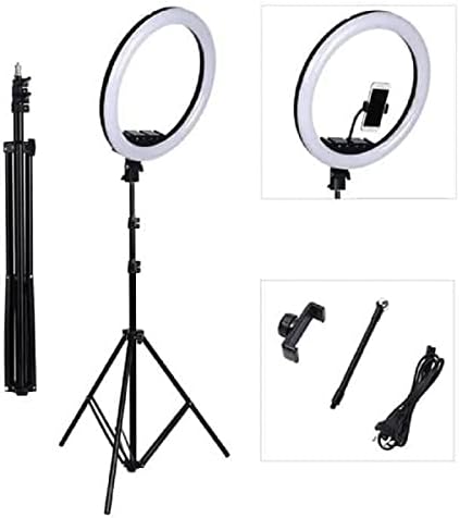MJ38 RGB 25W Soft Ring Light | 38cm USB-Powered Light with Adjustable Tripod & Smartphone Stand | Ideal for Live Streaming & Content Creation