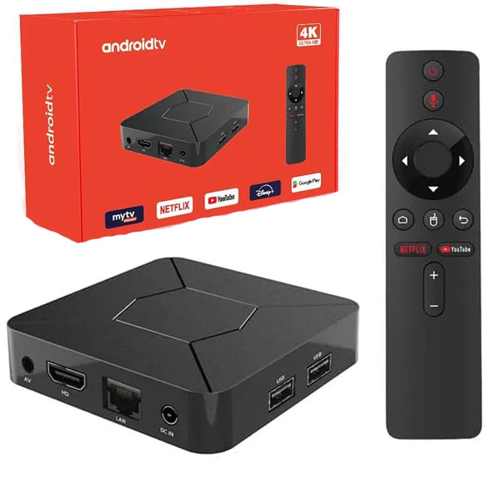 ATV OS Android Box – 4K Ultra HD Smart TV Box with Allwinner Quad Core, 2GB RAM, IPTV Q5 Support