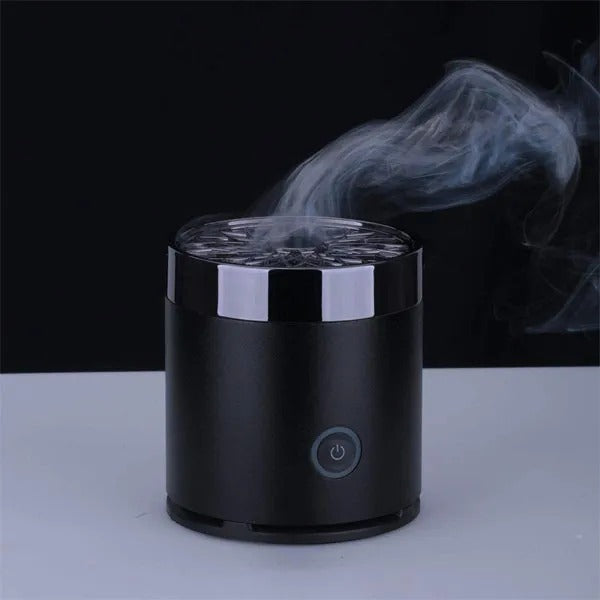 Electric Mini Bakhoor Burner | Portable USB Rechargeable Aroma Diffuser for Car | Compact Incense Burner for On-the-Go Scent | Easy-Maintain Traditional Luxury Aroma