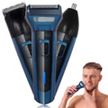 DL-9021 3-in-1 Hair Clipper Set - Rechargeable USB-C Trimmer with Digital Display & Interchangeable Blades