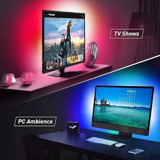 5m Bluetooth LED Strip with USB RGB TV Backlight | App Control & Music Sync